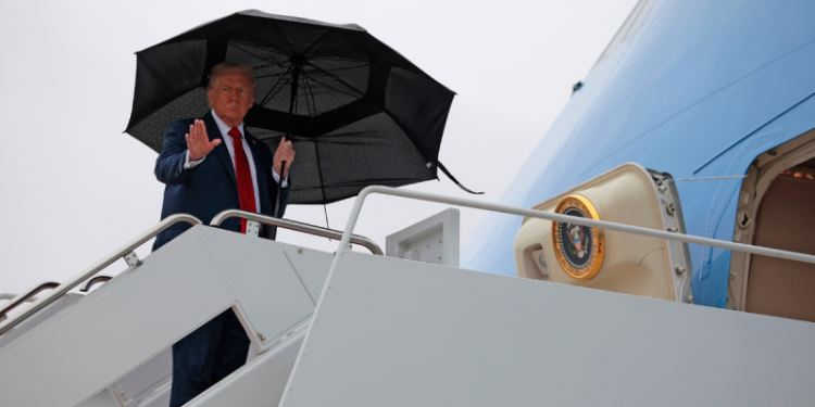 Trump starts week in Middle East, overseeing historic peace agreement