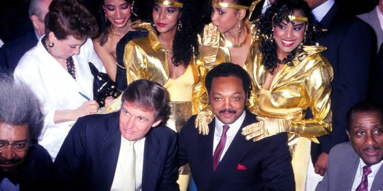 Trump lauds ‘piece of work’ Jesse Jackson at ‘sold-out’ Black History Month event