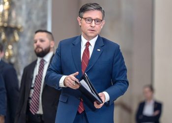 House GOP majority shrinks to just one vote as Johnson swears in new House Democrat